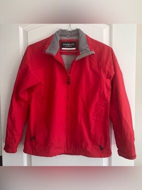 Henri Lloyd Waterproof Sailing Shell Windbreaker Jacket Mens Small, Red